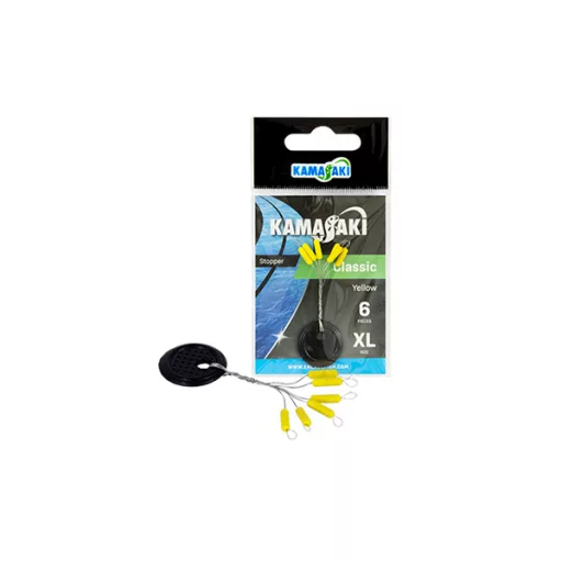 Kamasaki Classic Hosszukás sárga M fekete stopper