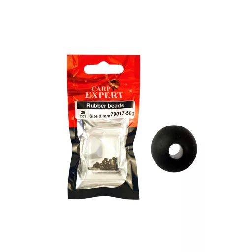 Carp Expert ütköző gyöngy 4 mm Doboz fekete ütköző gyöngy 25 db/csomag