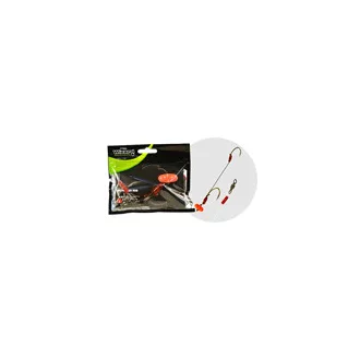   Wizard Monster Surface Livebait dupla Monobraid 9/0+11/0 Round ragadozóhalas szerelék