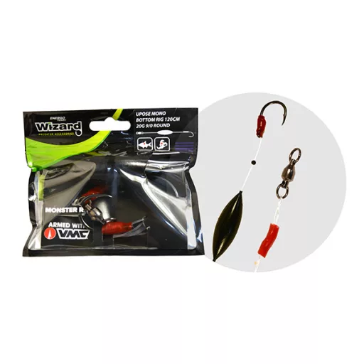 Wizard Monster Upose Mono Bottom 20 g 9/0 Round ragadozóhalas szerelék