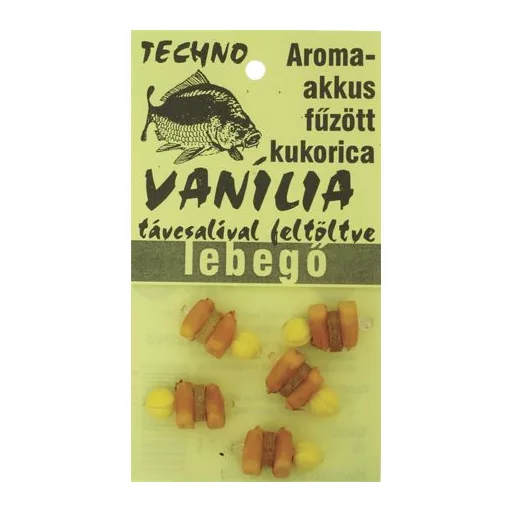 Technomagic Techno Aroma Akkus Fűzött Kukorica Lebegő Vanília imitációs horogcsali