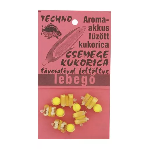 Technomagic Techno Aroma Akkus Fűzött Kukorica Lebegő Vanília imitációs horogcsali