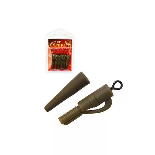 Carp Expert Ólomtartó FÜL Biztonsági Forgóval zöld ólomkapocs