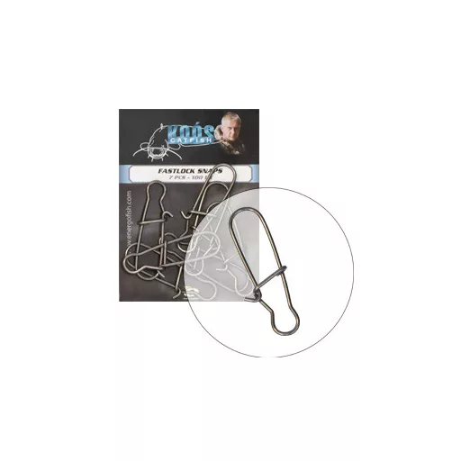 Wizard harcsázó Gyorskapocs 65 lb fastlock kapocs 9 db/csomag