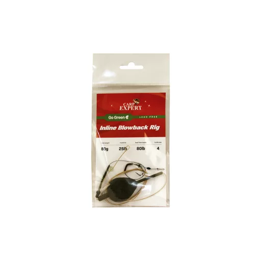 Carp Expert Leadfree GO zöld Inline Blow -back 80 g pontyozó szerelék