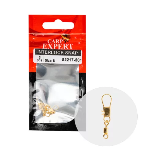 Carp Expert csúszó FÉM Úszókapocs S forgókapocs 3 db/csomag