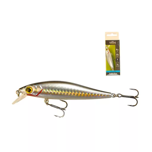 Wizard Shallow Shad Slow- 1 m RB 9 cm 12 g süllyedő minnow wobbler