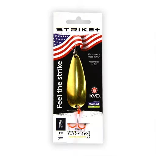 Wizard Strike+runex bronz 7 cm 14 g támolygó villantó