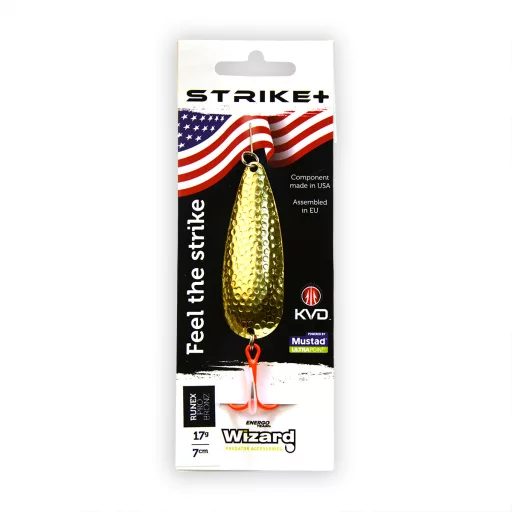 Wizard Strike+runex bronz 7 cm 14 g támolygó villantó