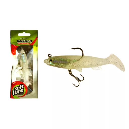 Wizard Swimbait Paddle Shad 3 Inch Realgold gumihal