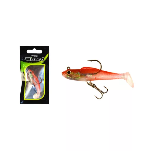 Wizard Swimbait Paddle Shad 3 Inch Realgold gumihal