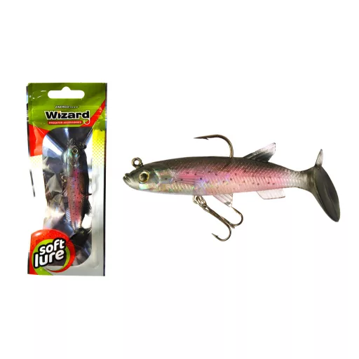 Wizard Swimbait Paddle Shad 3 Inch Realgold gumihal
