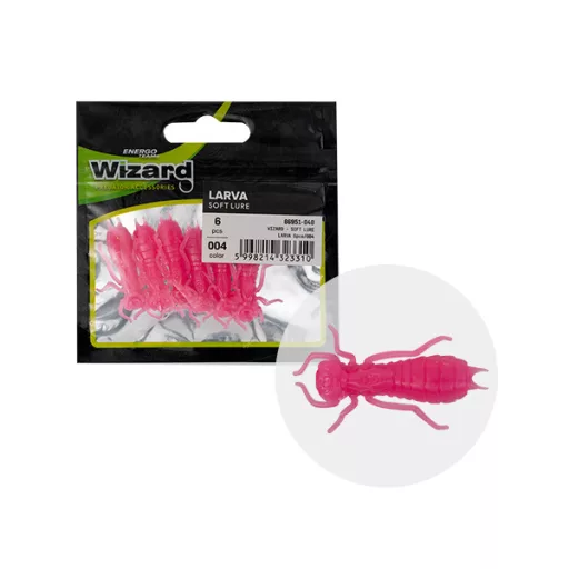Wizard Larva Col. 001 3,5 cm 6 db/csomag lágy műcsali