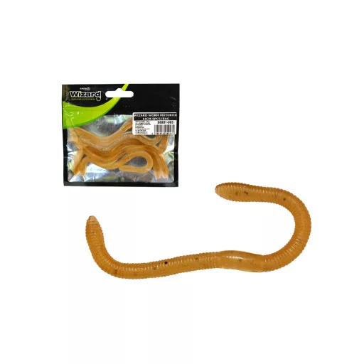 Wizard Worm Col. gyöngyház 14 cm 5 db/csomag lágy műcsali