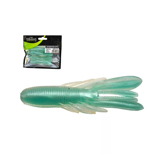 Wizard Bass Grub Col. zöld 7 cm 5 db/csomag lágy műcsali