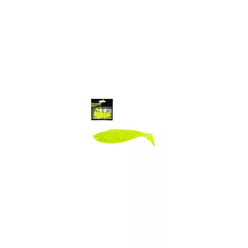 Wizard Shad fluo zöld 4 cm 10 db/csomag gumihal