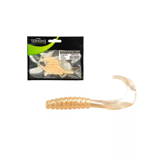 Wizard Harpex Twist PEACH 4 cm 10 db/csomag twister
