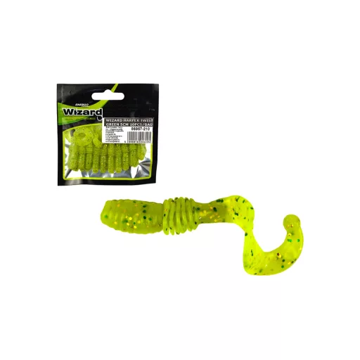 Wizard Harpex Twist Extra fehér 5 cm 10 db/csomag twister