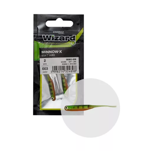 Wizard Minnow-x Col. 001 5 cm 2 db/csomag gumihal