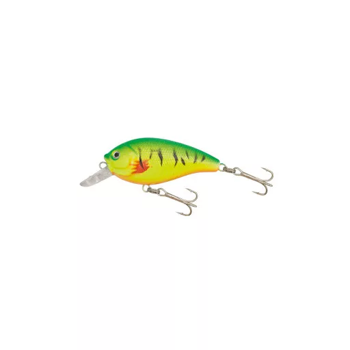 Kamasaki Fat Col:1 Zöld hát, sárga has crankbait wobbler