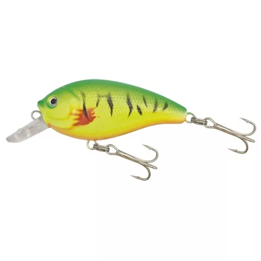 Kamasaki Fat Col:1 Zöld hát, sárga has crankbait wobbler