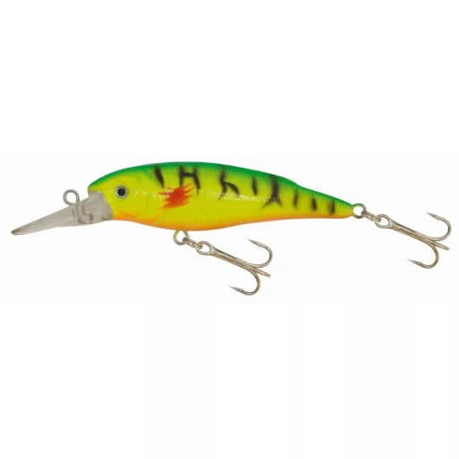 Kamasaki Shad Col:1 Zöld hát, sárga has 9 cm 12 g crankbait wobbler
