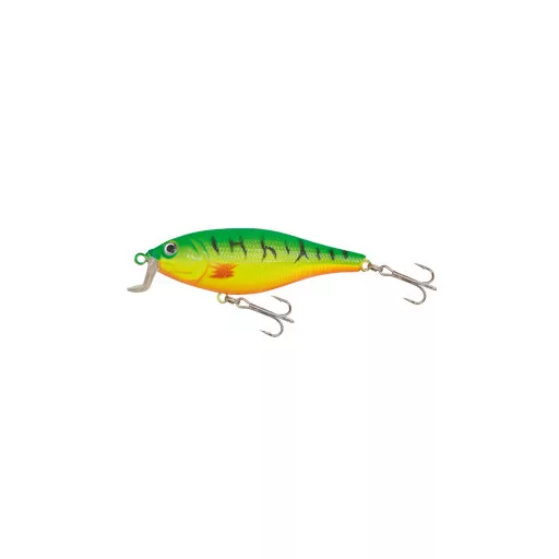 Kamasaki Fat Shad Col:1 Zöld hát, sárga has 9 cm 14 g crankbait wobbler