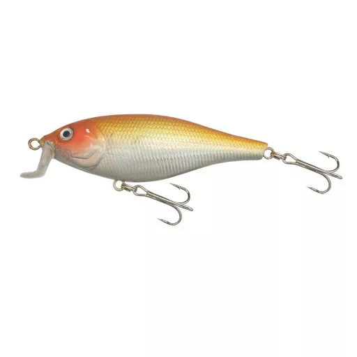 Kamasaki Fat Shad Col:3 Piros fej, fehér test 9 cm 14 g crankbait wobbler