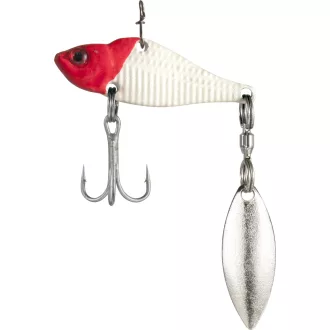   Wizard ET Asp Spinner fehér-piros 4,5 cm 10 g 1 db tail spinner