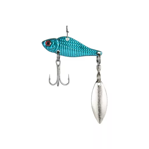 Wizard ET Asp Spinner fehér-piros 4,5 cm 10 g 1 db tail spinner