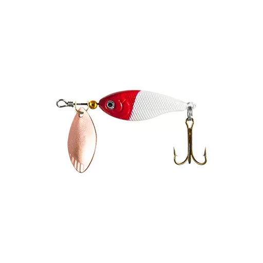 Wizard ET Chub Spinner fehér-piros 4 cm 8 g 1 db tail spinner