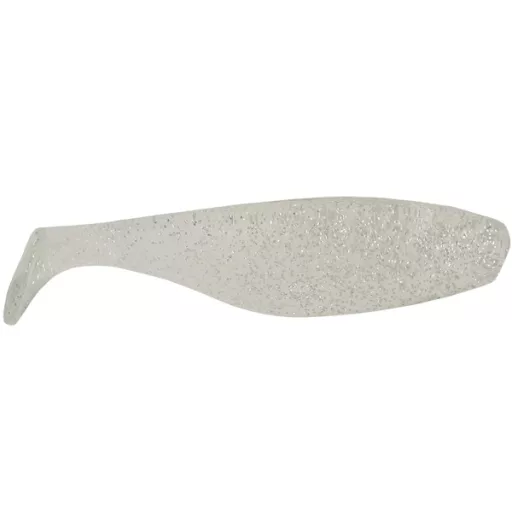 Mann's Shad Cmf CMF-Áttetsző, ezüst csillámos 4,5 cm 12 db/csomag gumihal