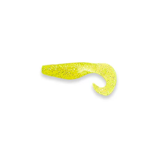 Mann's Action Shad Mfch MFCH-Sárga, glitteres 6 cm 7 db/csomag gumihal