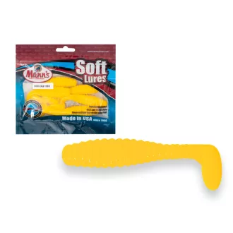   Mann's Swimmin Grub Y Y-Sárga 11 cm 4 db/csomag gumihal