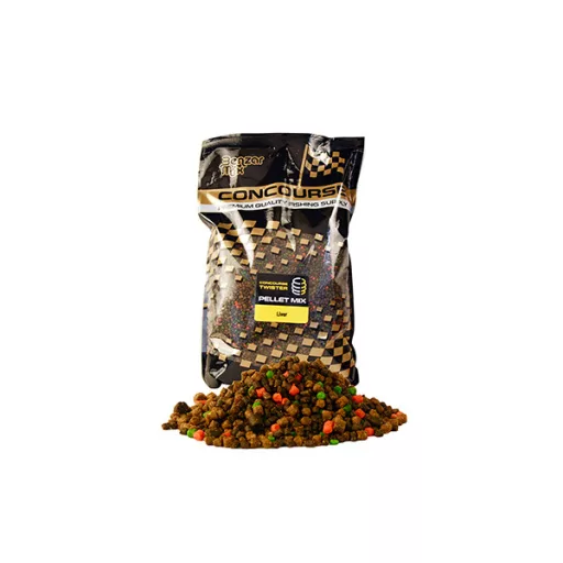 Benzár Mix Concourse Twister Pellet Mix Marzipan-garlic 800 g etetőpellet