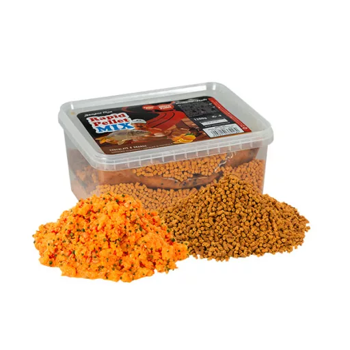 Benzár Mix Rapid Pellet Mix Ponty-kárász 1200 g etetőpellet