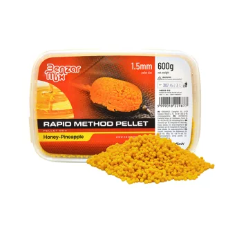   Benzár Mix Rapid Method Pellet Méz&ananász 1,5 mm 600 g etetőpellet