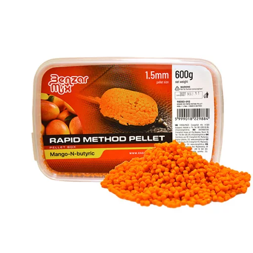 Benzár Mix Rapid Method Pellet Méz&ananász 1,5 mm 600 g etetőpellet