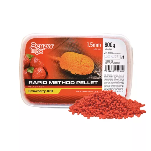 Benzár Mix Rapid Method Pellet Méz&ananász 1,5 mm 600 g etetőpellet