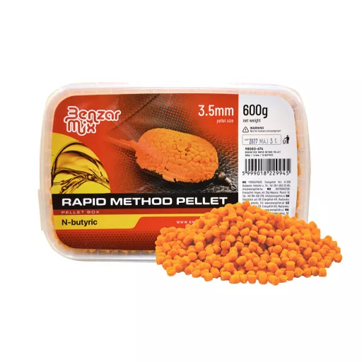 Benzár Mix Rapid Method Pellet Méz&ananász 1,5 mm 600 g etetőpellet