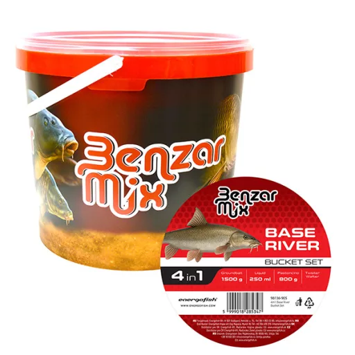 Benzár Mix Base folyóvízi etetőanyag- és csaliszett