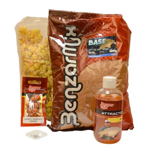 Benzár Mix Base folyóvízi etetőanyag- és csaliszett