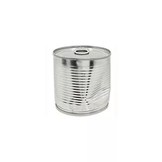   No name csemegekukorica horogcsali, horpadt konzerv, címke nélkül 212 ml (nettó 165 g; töltőtömeg 140 g)