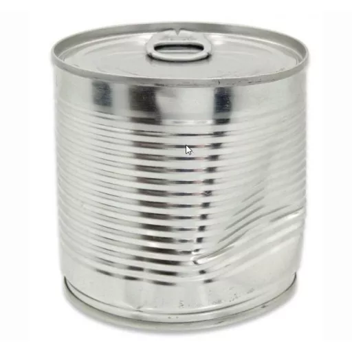 No name csemegekukorica horogcsali, horpadt konzerv, címke nélkül 212 ml (nettó 165 g; töltőtömeg 140 g)