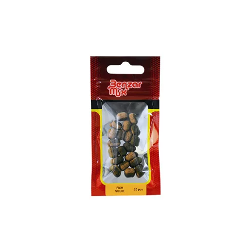 Benzár Mix Instant Dumbell Barna-világosbarna Hal-tintahal 8 mm wafter csali