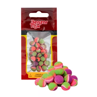   Benzár Mix Instant 4C Method Feher Zold Piros Lila (ananász-áfonya) 7 mm pop-up csali