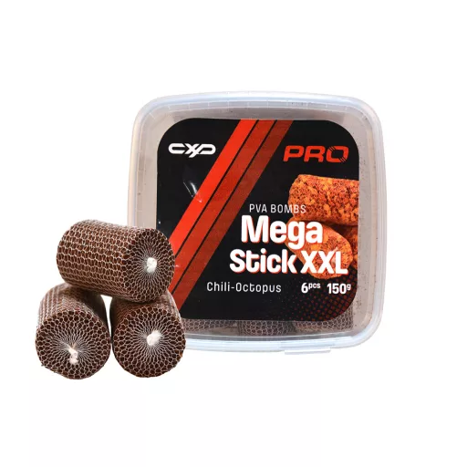 Carp Expert PRO Bombs Mega 150XL Krill XXL készre töltött PVA 6 db/csomag