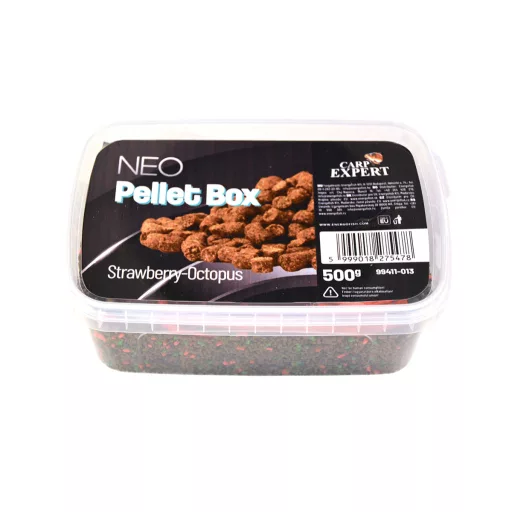 Carp Expert Neo Box Pellet Box Strawberry-octopus 500 g etetőpellet