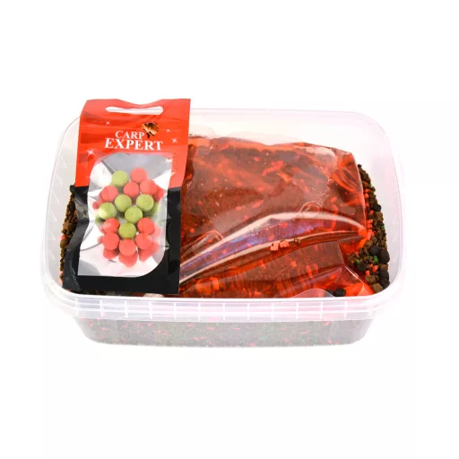 Carp Expert Neo Box Pellet Box Strawberry-octopus 500 g etetőpellet