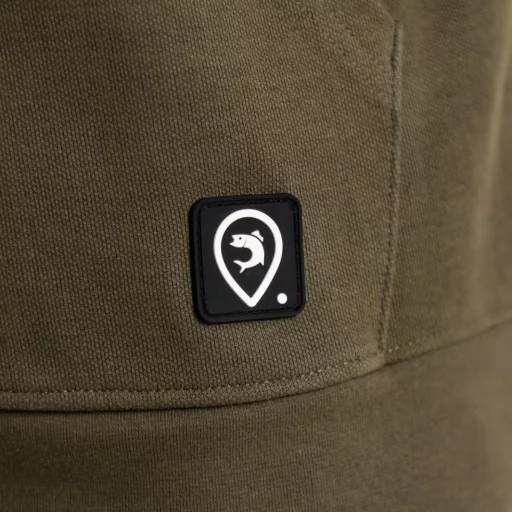 Adventer & Fishing kapucnis pamut khaki L pulóver